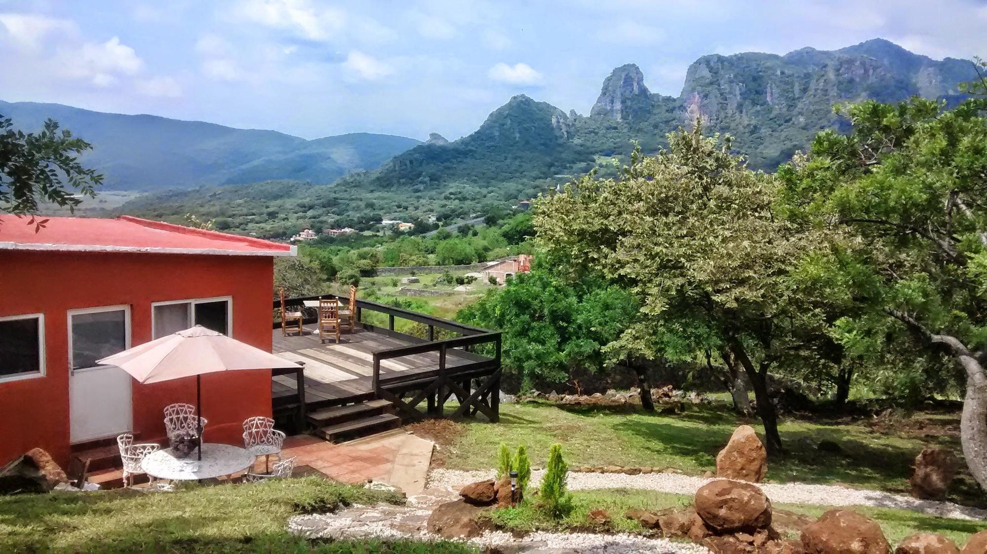 Cabanas El Guarani Tepoztlán Exteriör bild
